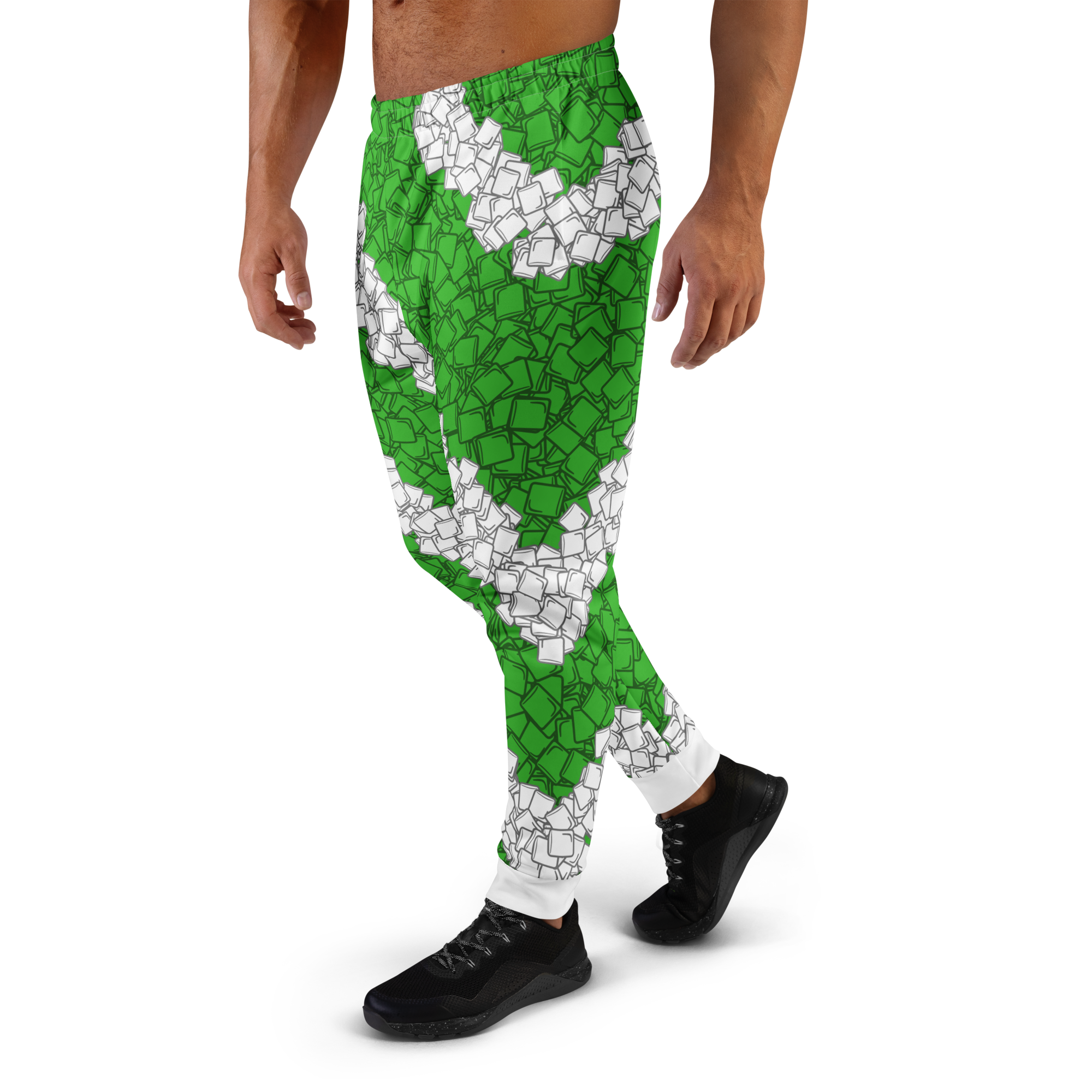 Marshmallow Candy Cane Sweatpants