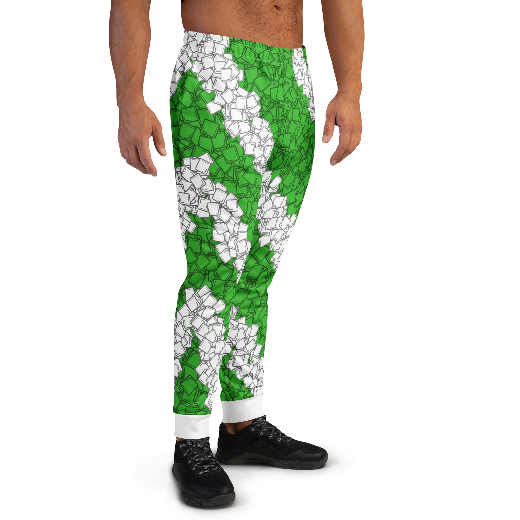 Marshmallow Candy Cane Sweatpants