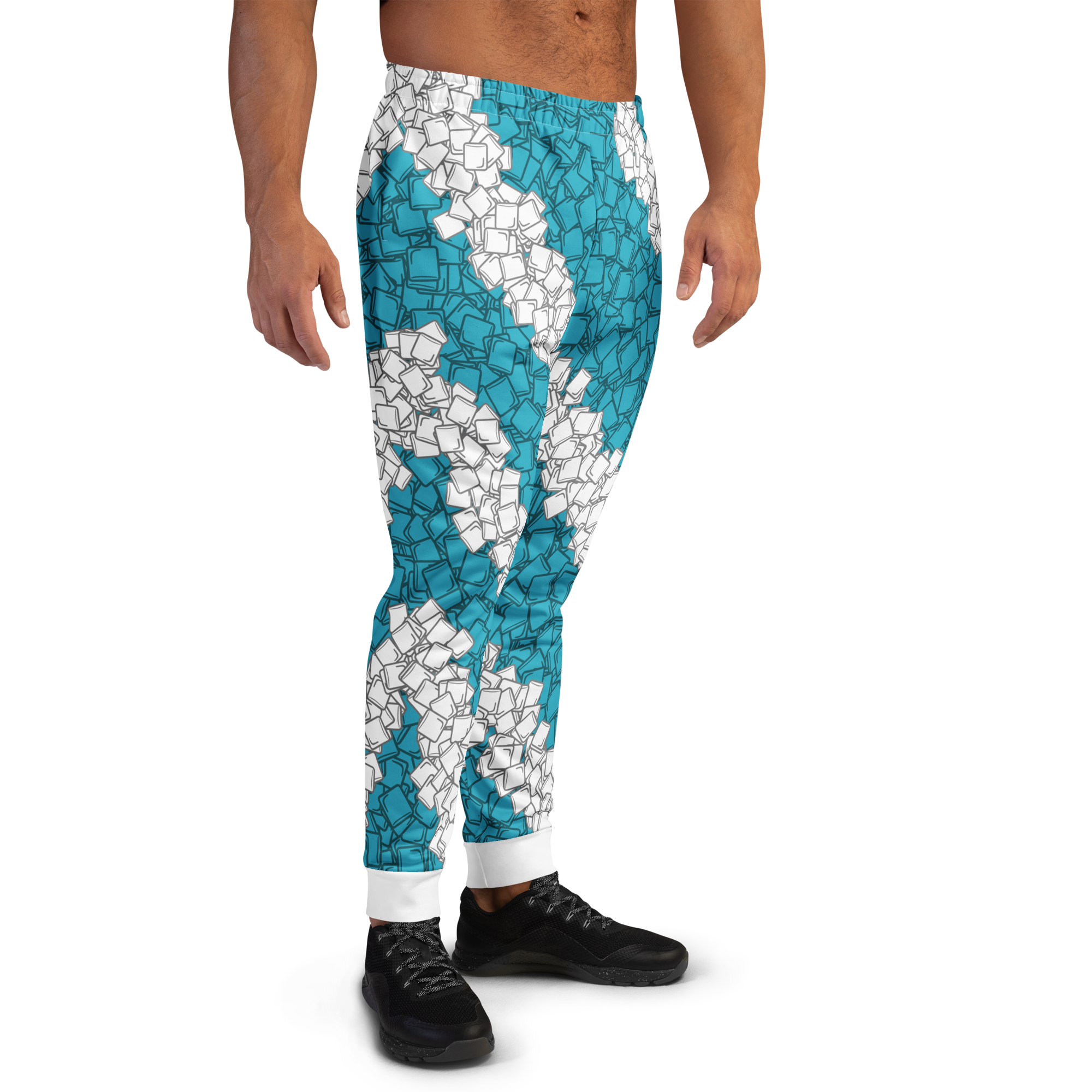 Marshmallow Candy Cane Sweatpants