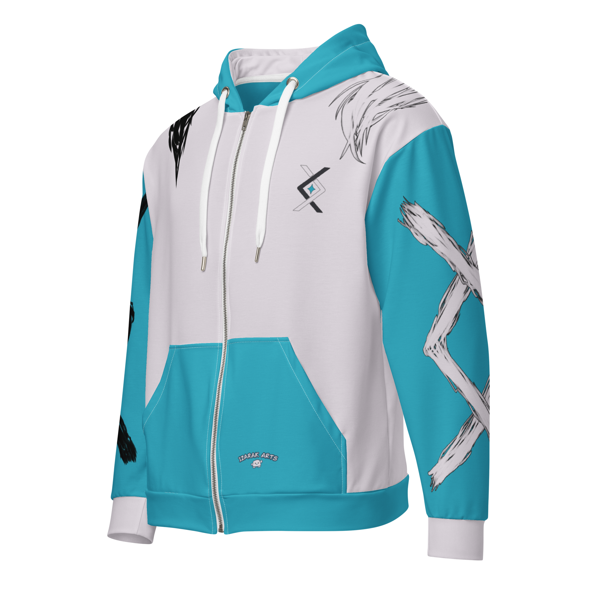 Crossroads Chaos Zip-Up Hoodie - Unisex