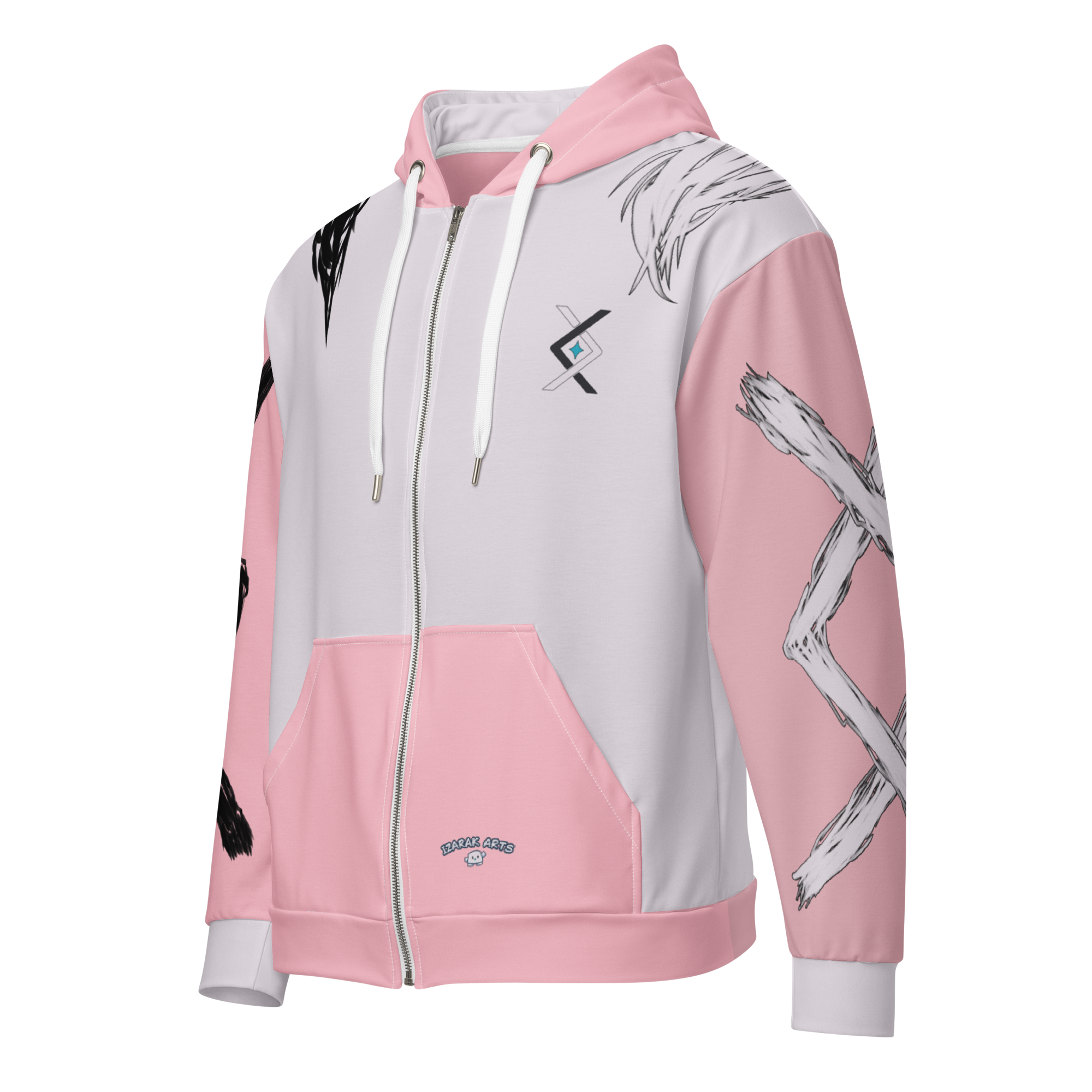 Crossroads Chaos Zip-Up Hoodie - Unisex