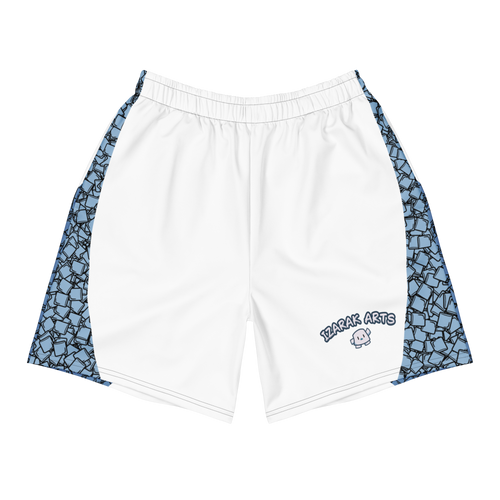 2 Tone Stripe Athletic Long Shorts - Unisex