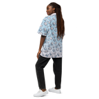 Oversized Button-Up T-Shirt - Unisex