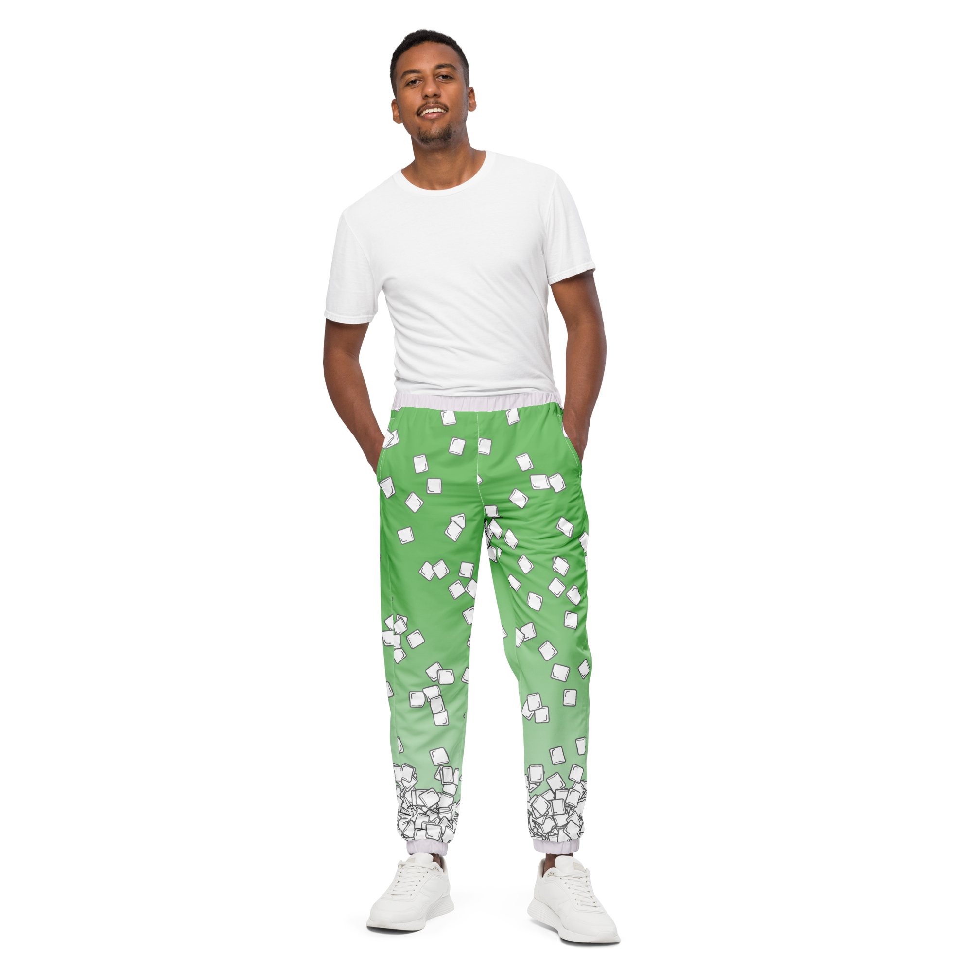 Marshmallow Rain Track Pants - Unisex
