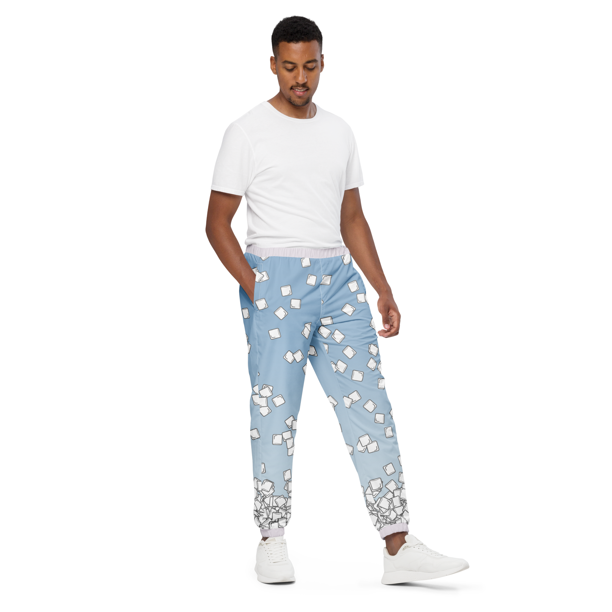 Marshmallow Rain Track Pants - Unisex