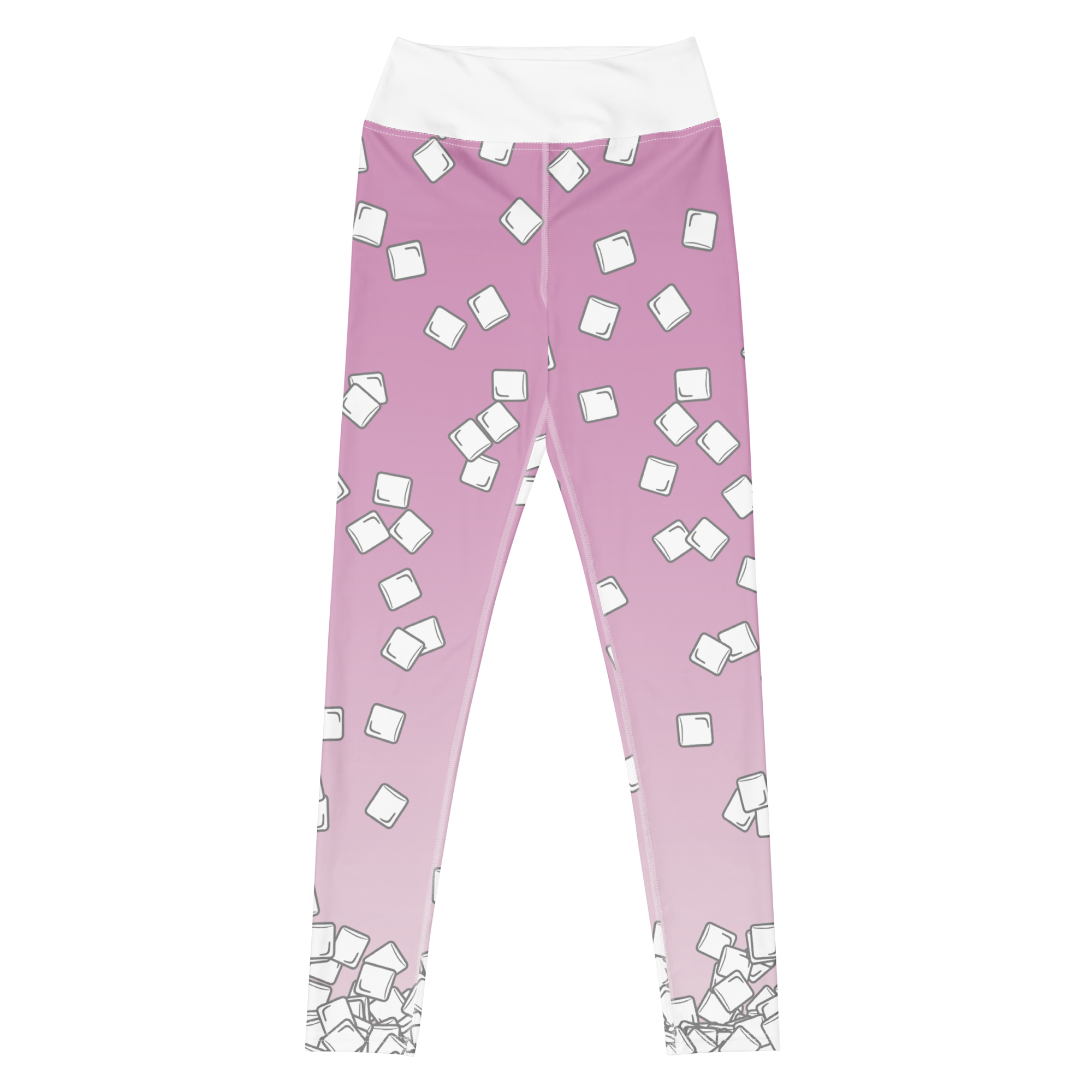 Marshmallow Rain Yoga Leggings