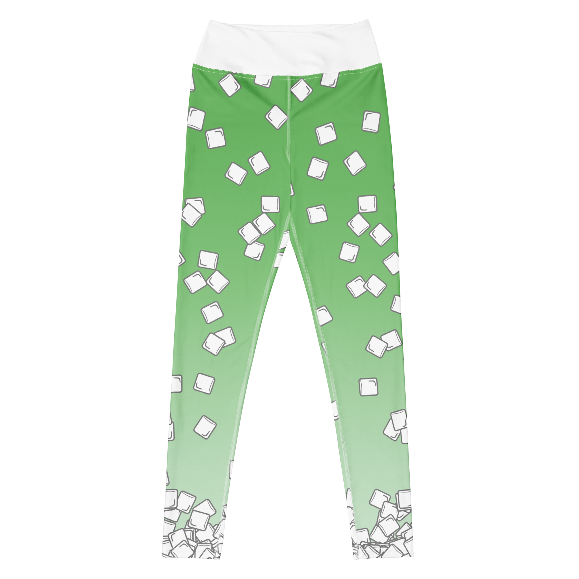 Marshmallow Rain Yoga Leggings