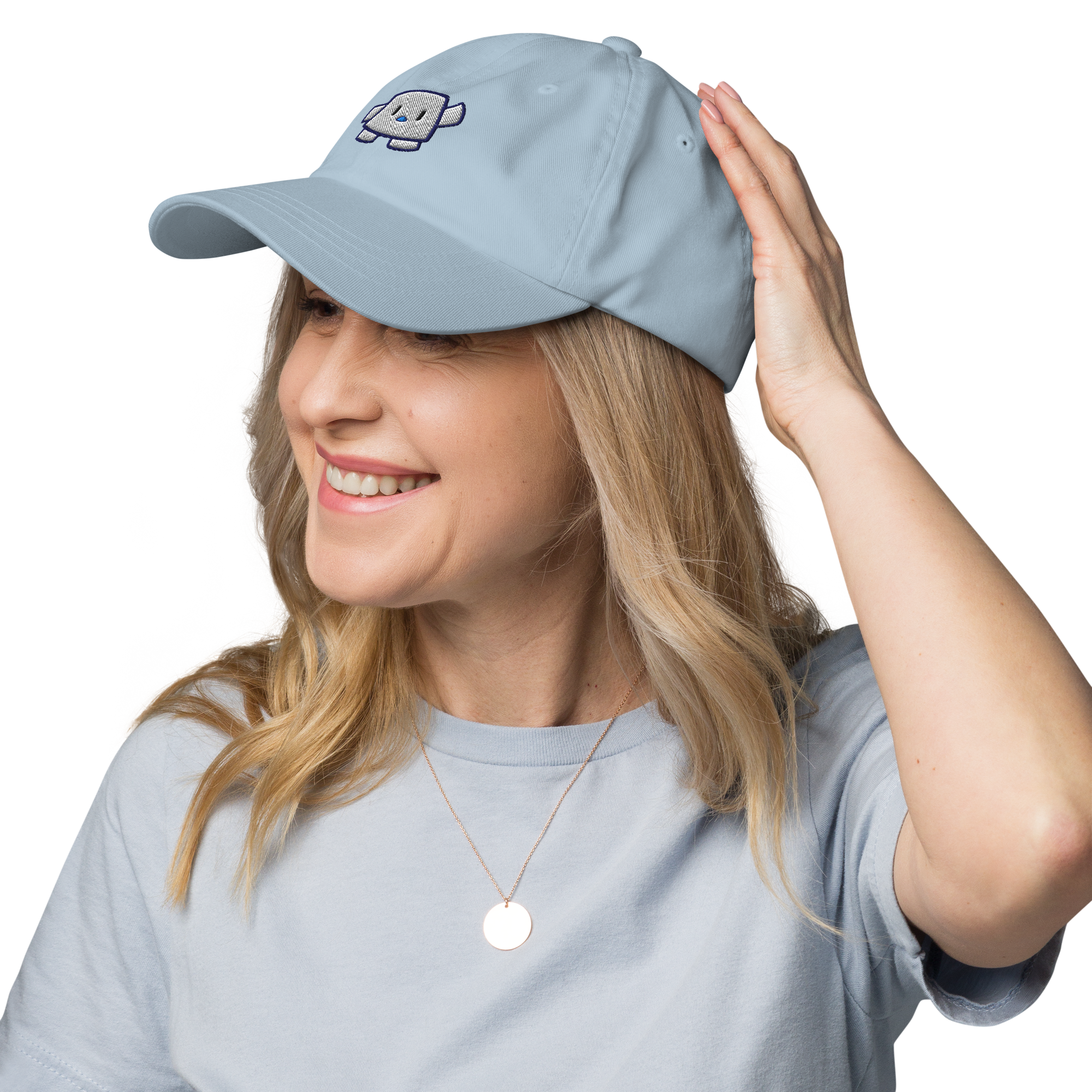 Pengmellow Wave Embroidered Dad Hat - Unisex