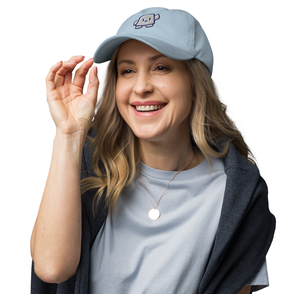 Pengmellow Wave Embroidered Dad Hat - Unisex
