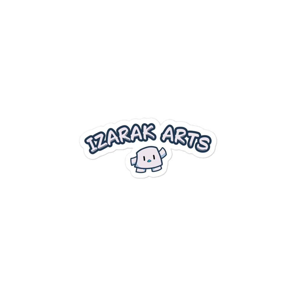 Izarak Arts Logo Sticker