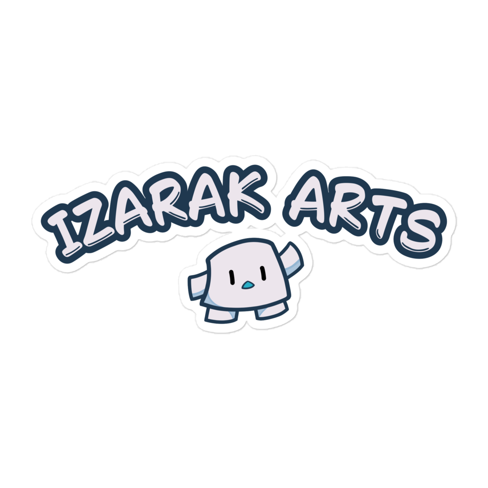 Izarak Arts Logo Sticker