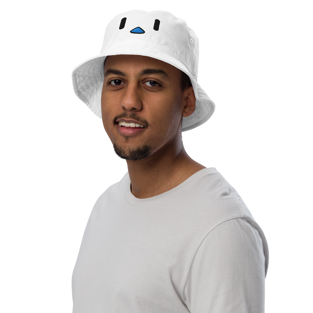 Pengmellow Face Organic Bucket Hat - Unisex