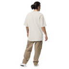 Pengmellow Wave Printed Oversized Faded T-shirt - Unisex