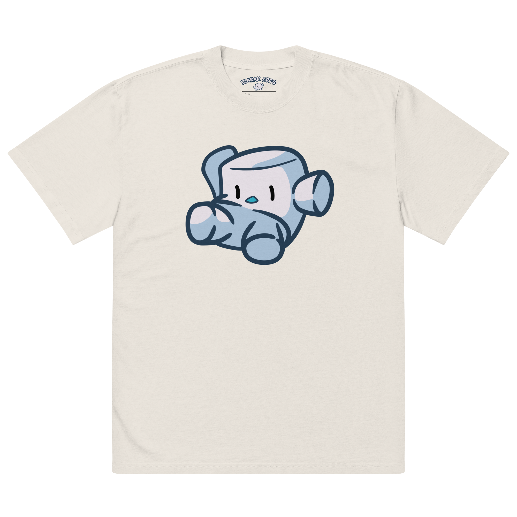 Pengmellow Falling Oversized Faded T-Shirt - Unisex