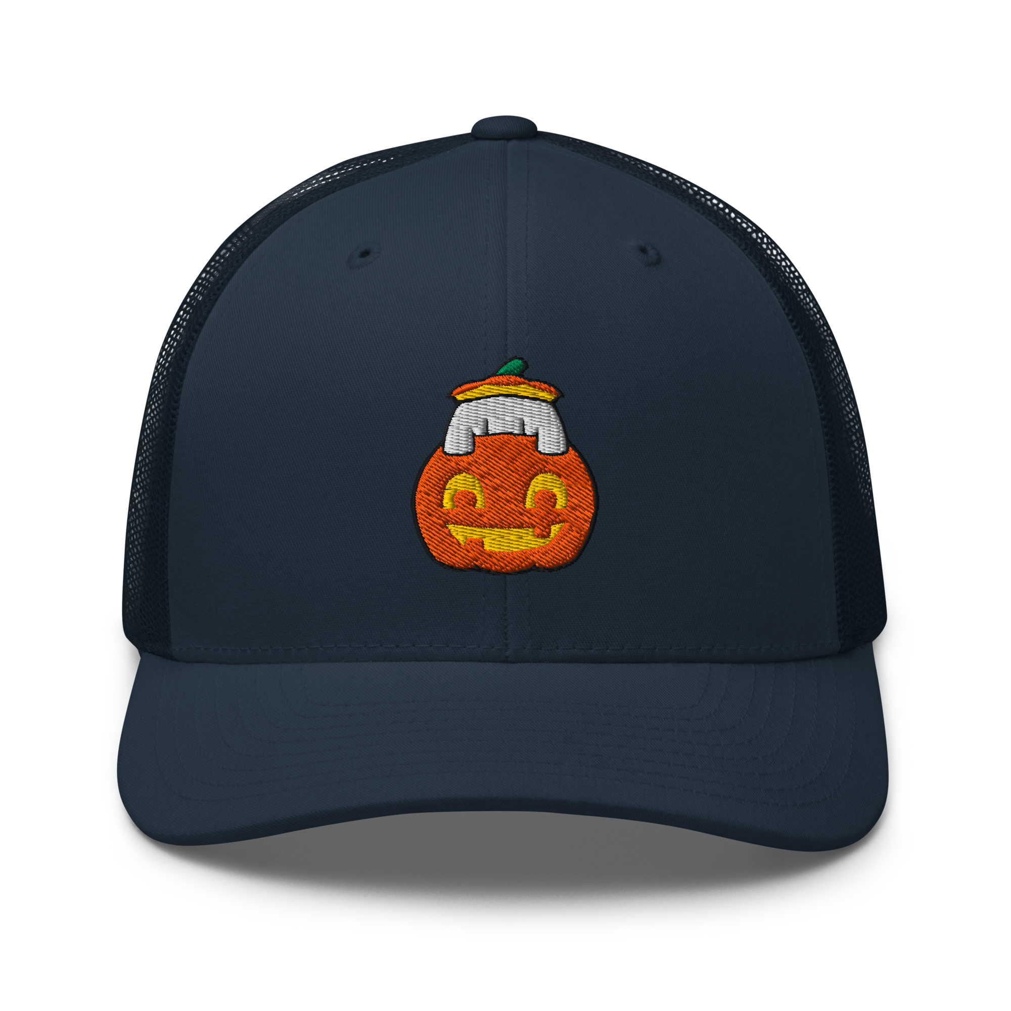 Pumpkin Pengmellow Embroidered Trucker Hat