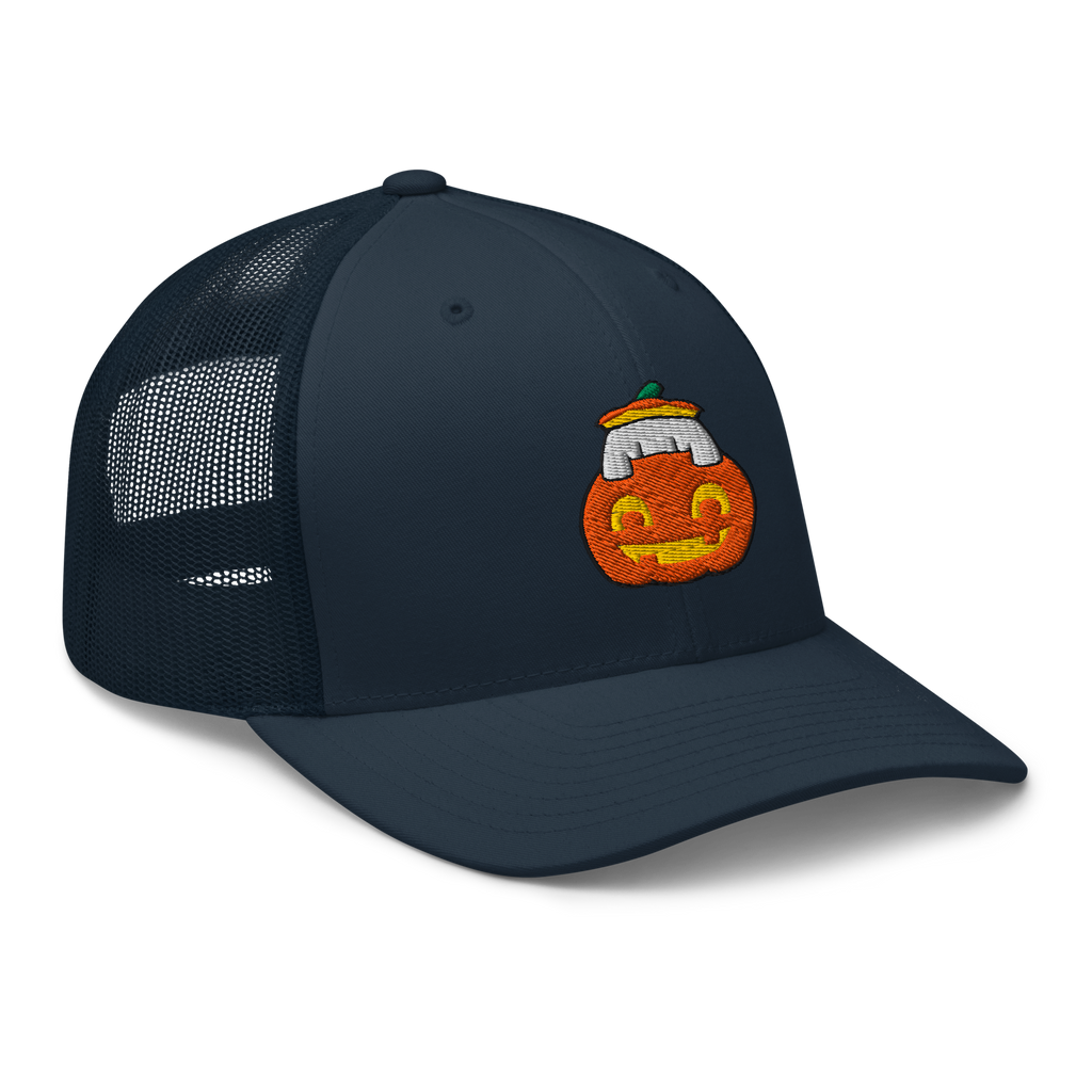 Pumpkin Pengmellow Embroidered Trucker Hat