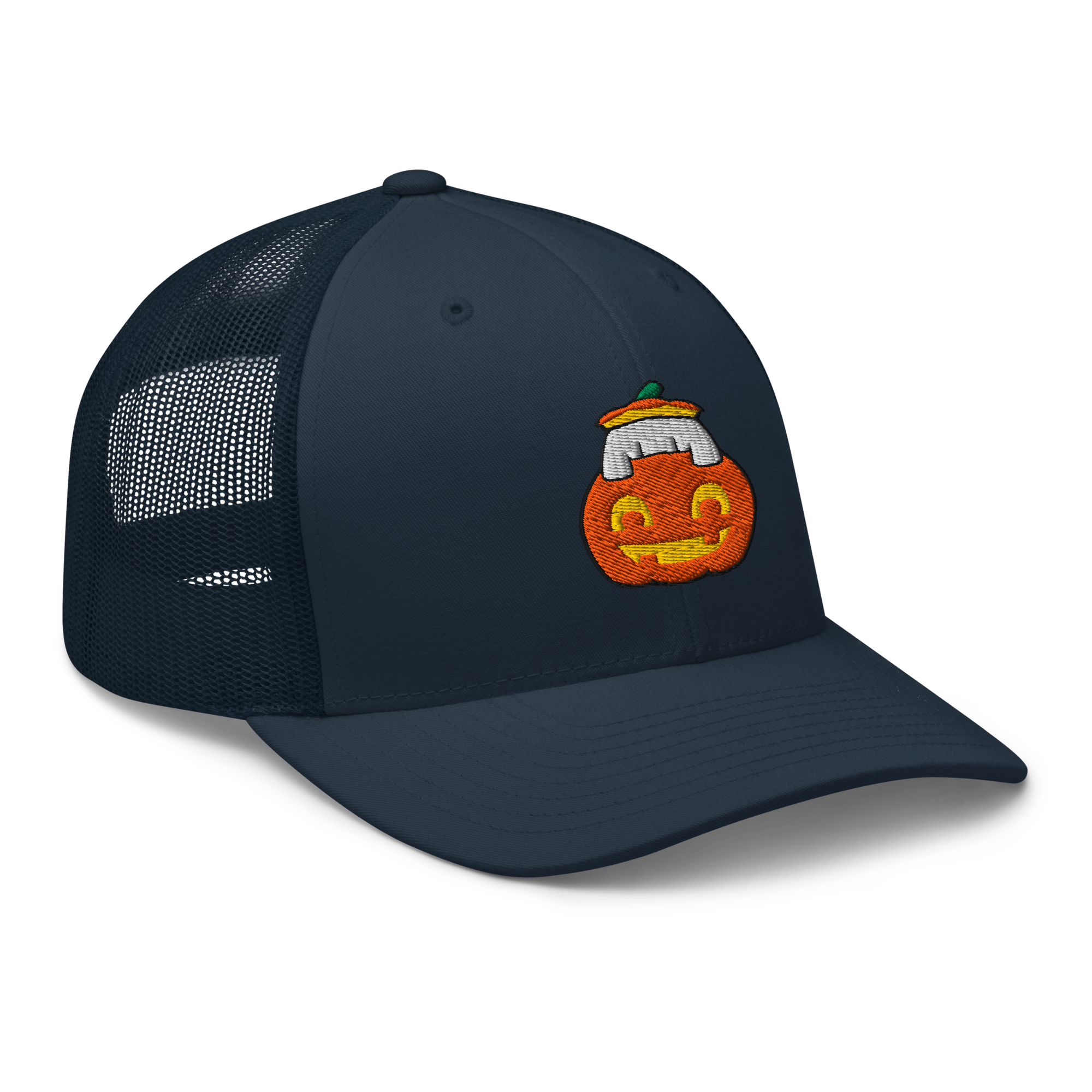 Pumpkin Pengmellow Embroidered Trucker Hat