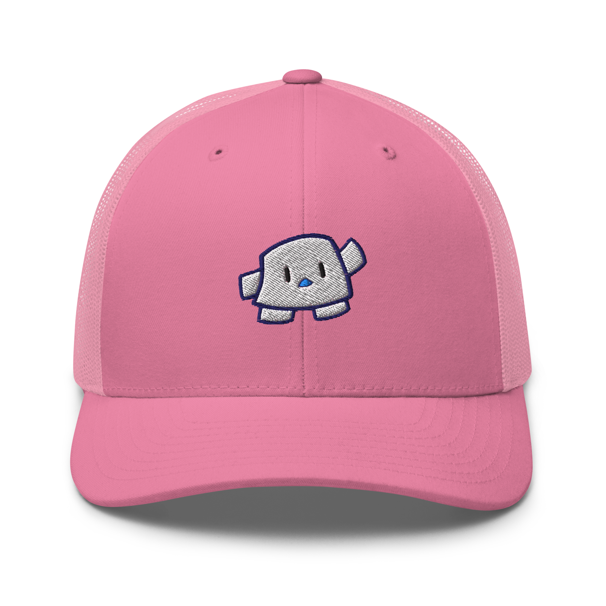 Pengmellow Wave Embroidered Trucker Cap - Unisex