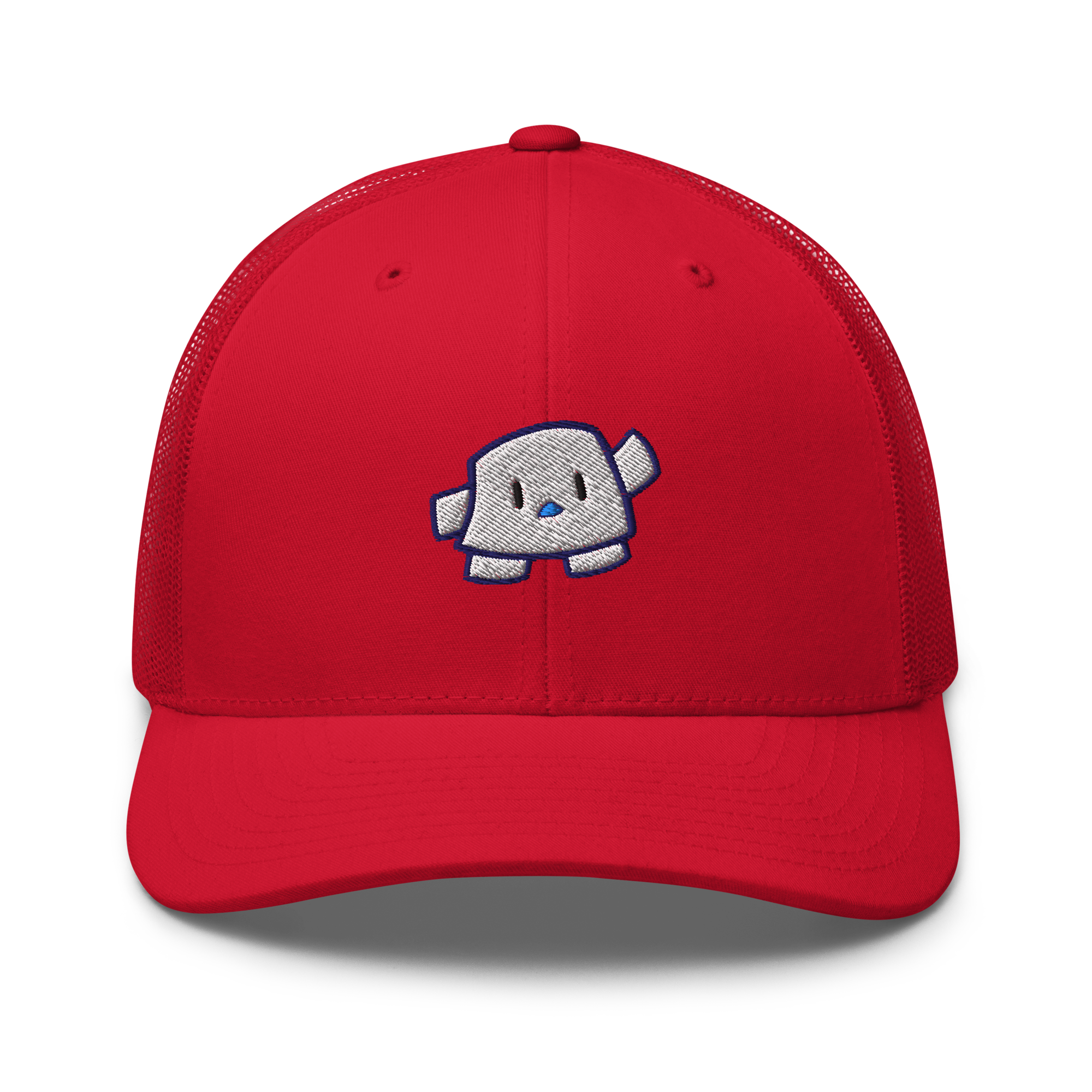 Pengmellow Wave Embroidered Trucker Cap - Unisex