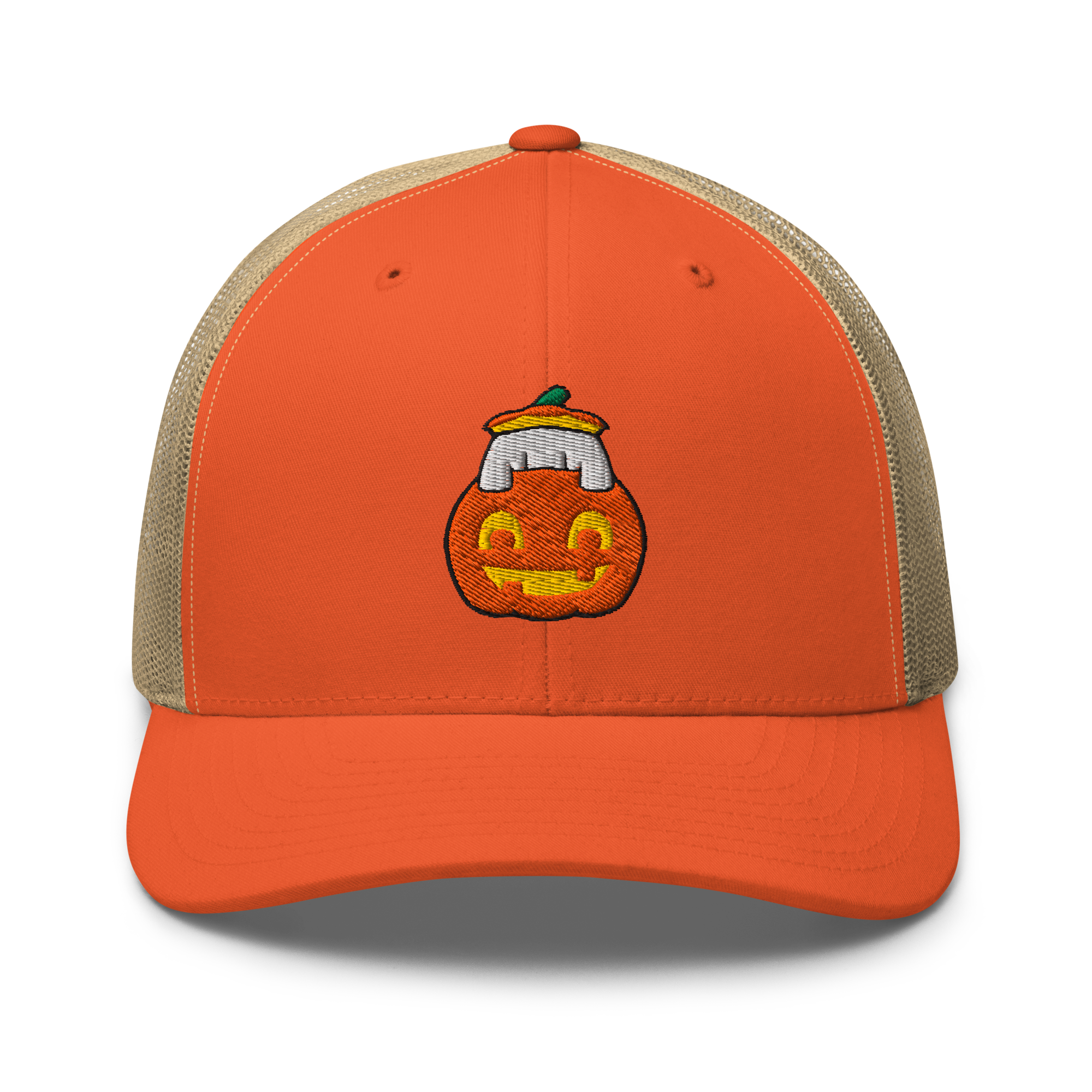Pumpkin Pengmellow Embroidered Trucker Hat