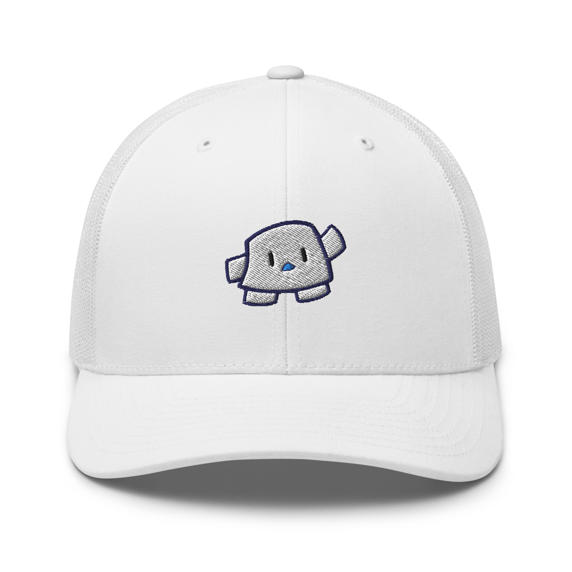 Pengmellow Wave Embroidered Trucker Cap - Unisex