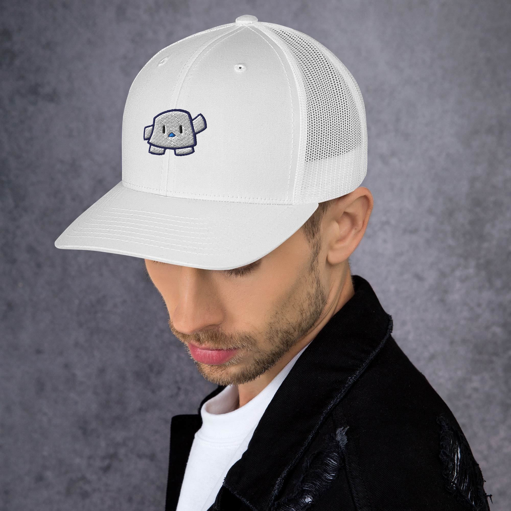 Pengmellow Wave Embroidered Trucker Cap - Unisex