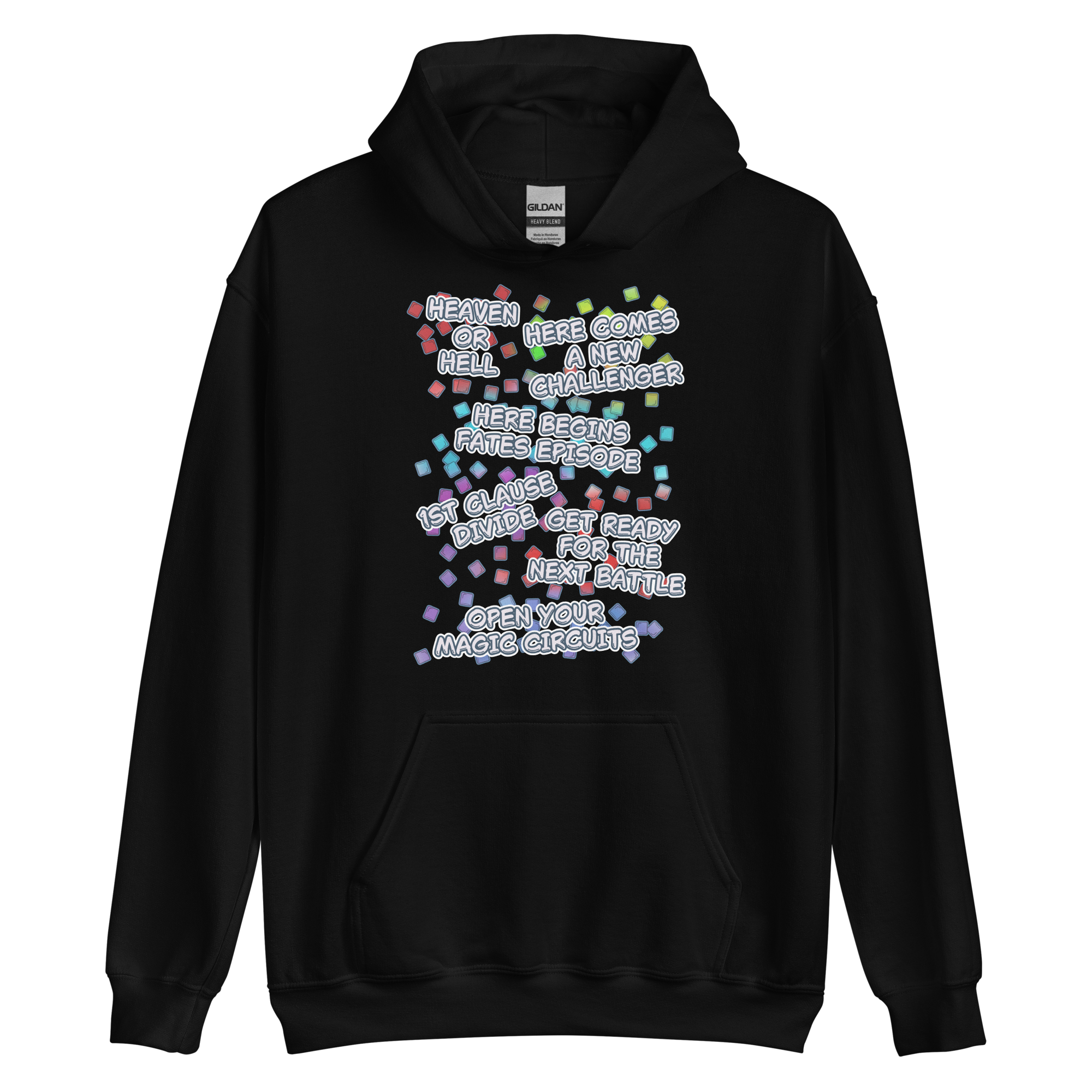 Fighting Intro Collage Hoodie - Unisex
