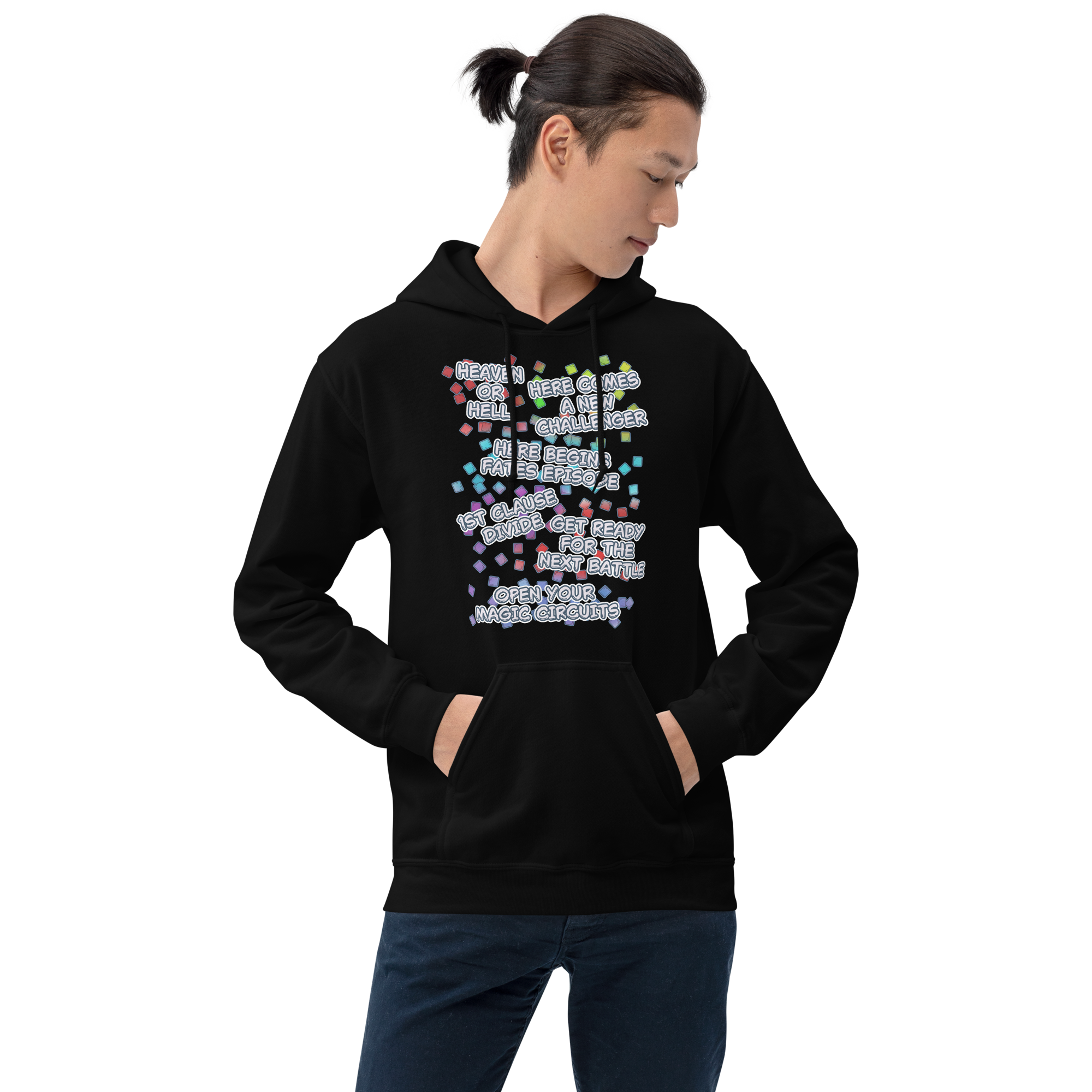 Fighting Intro Collage Hoodie - Unisex