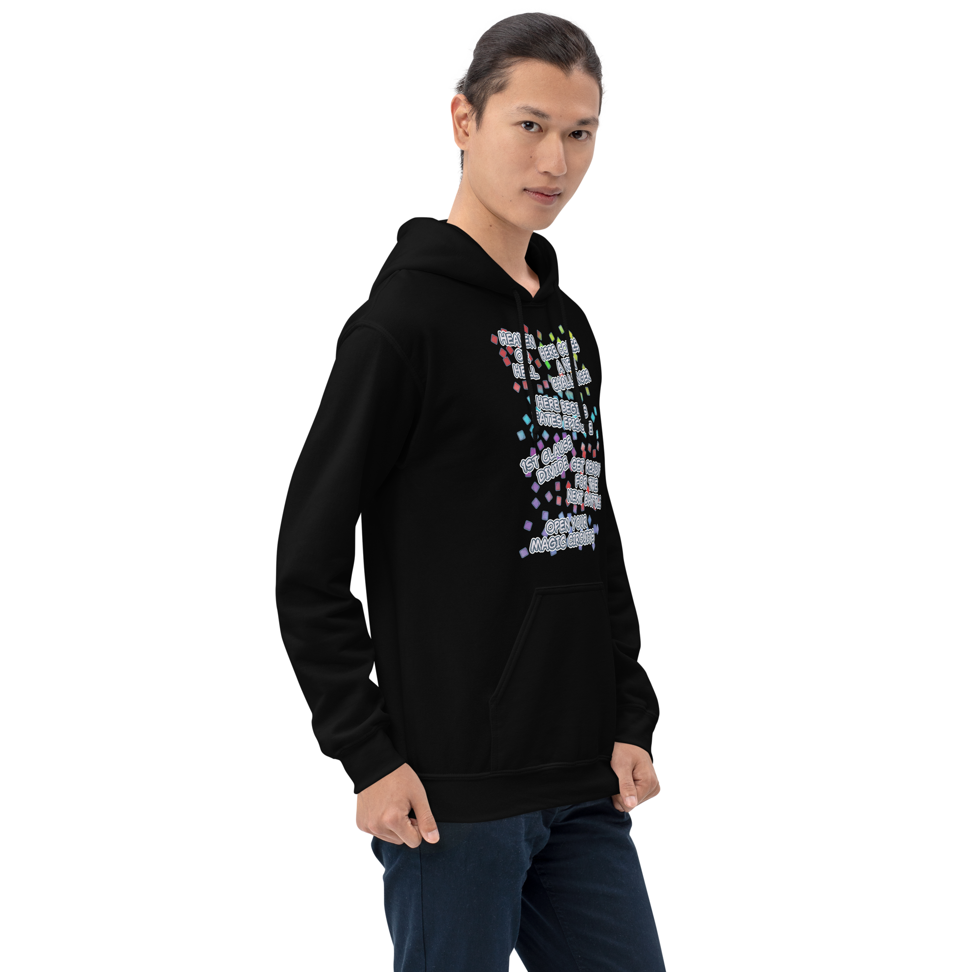 Fighting Intro Collage Hoodie - Unisex
