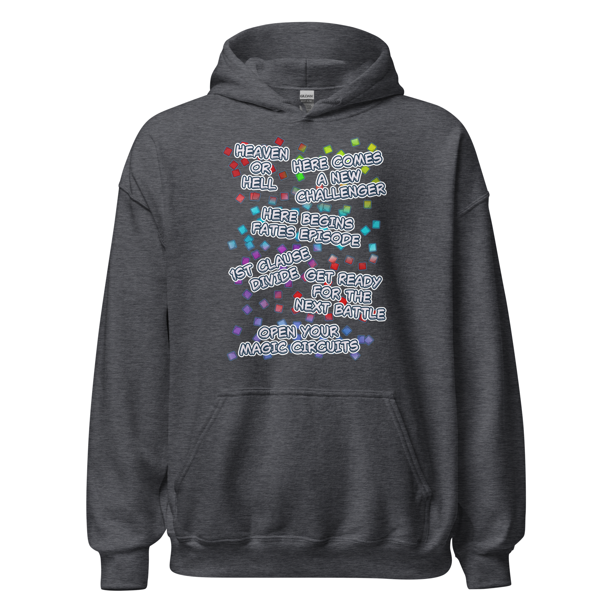 Fighting Intro Collage Hoodie - Unisex