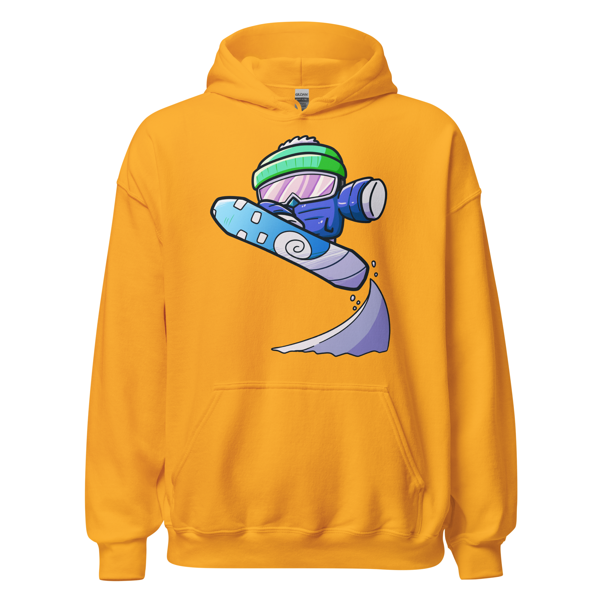 Snowboarding Pengmellow Hooodie - Unisex