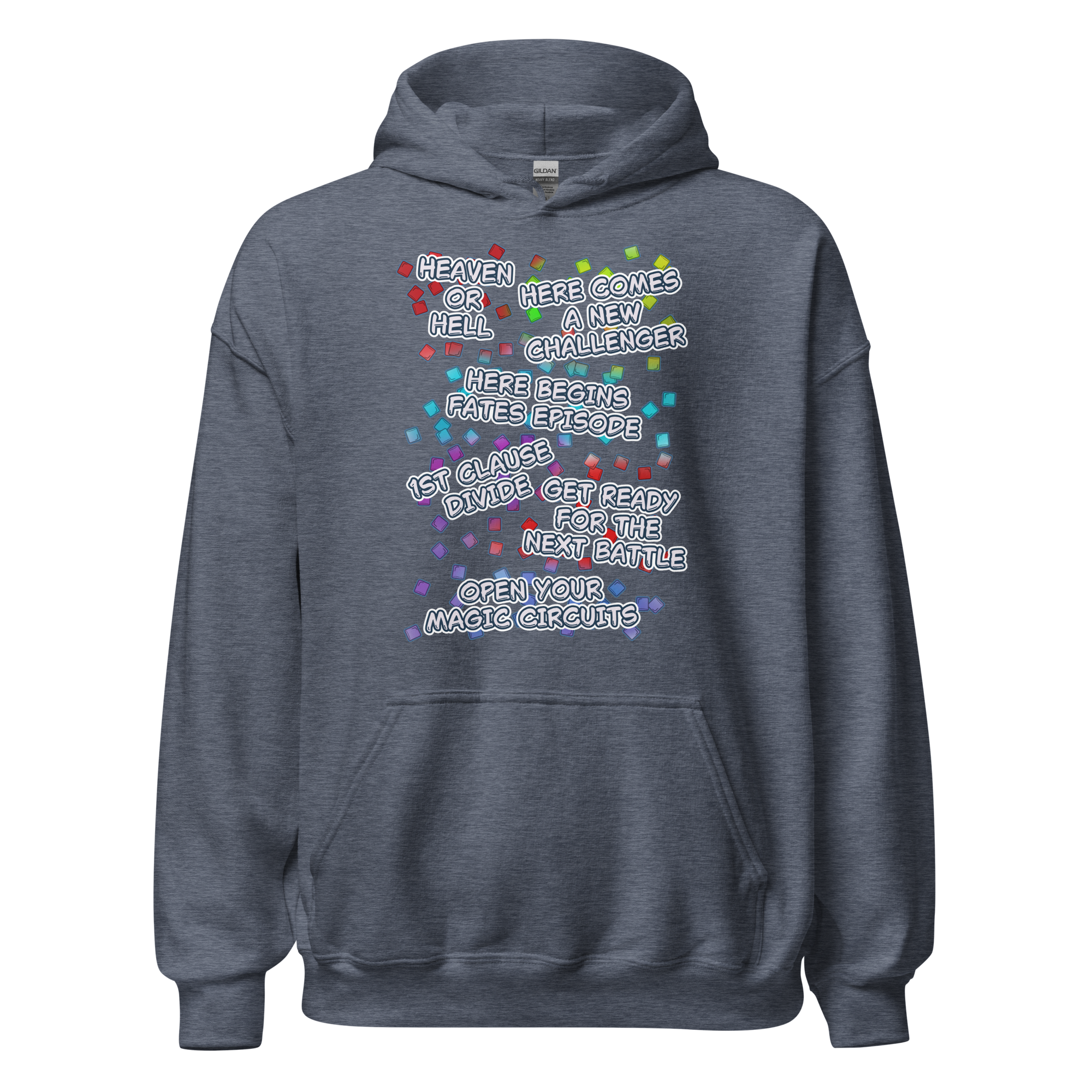 Fighting Intro Collage Hoodie - Unisex