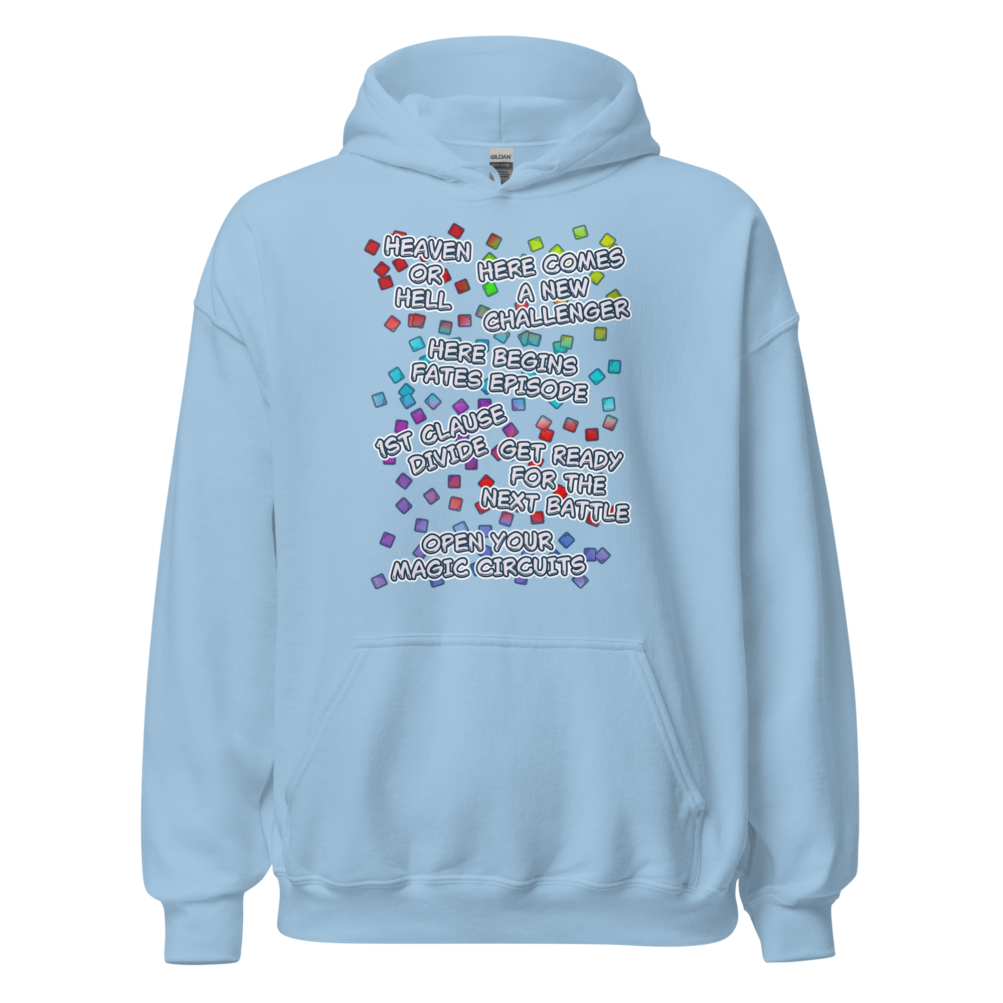 Fighting Intro Collage Hoodie - Unisex