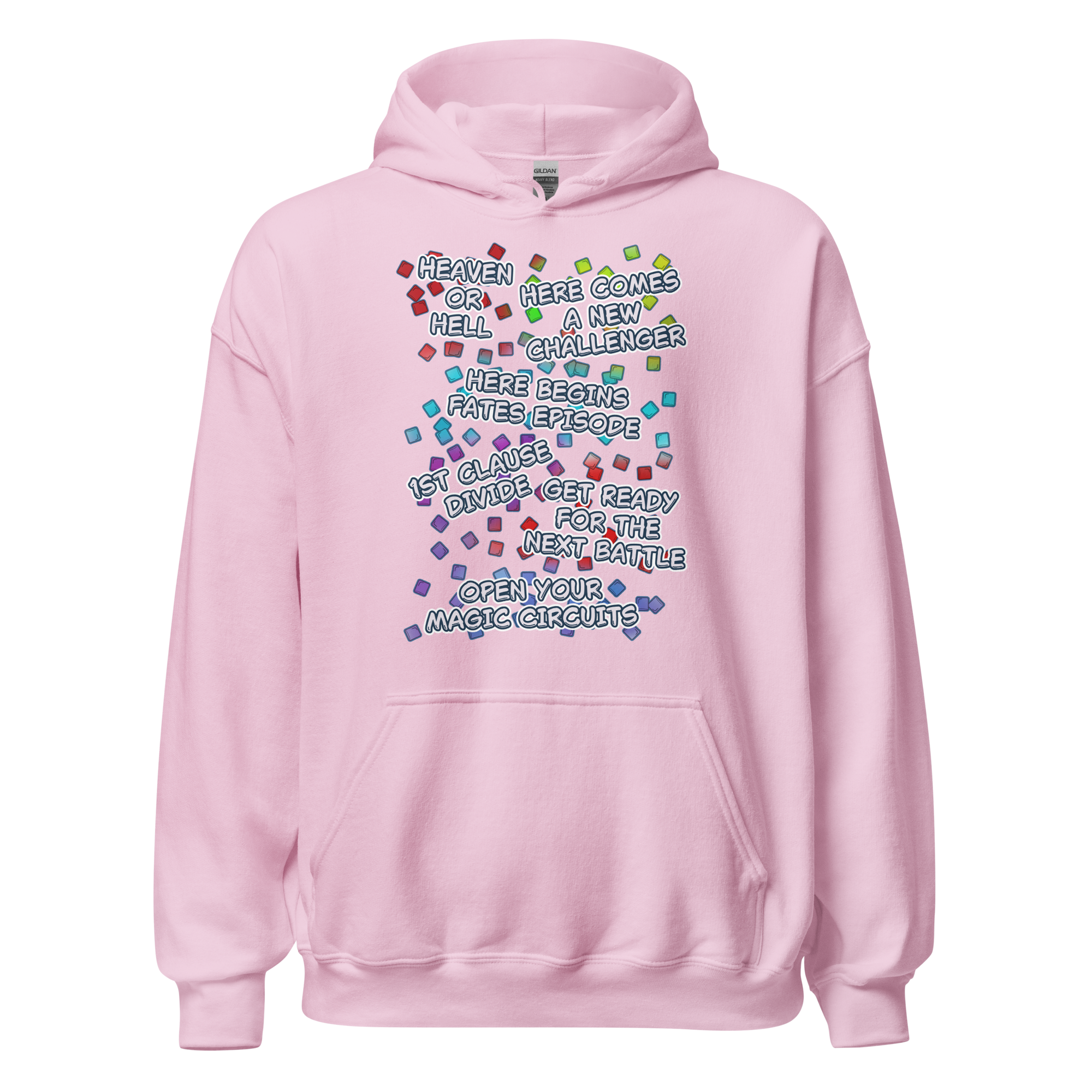 Fighting Intro Collage Hoodie - Unisex