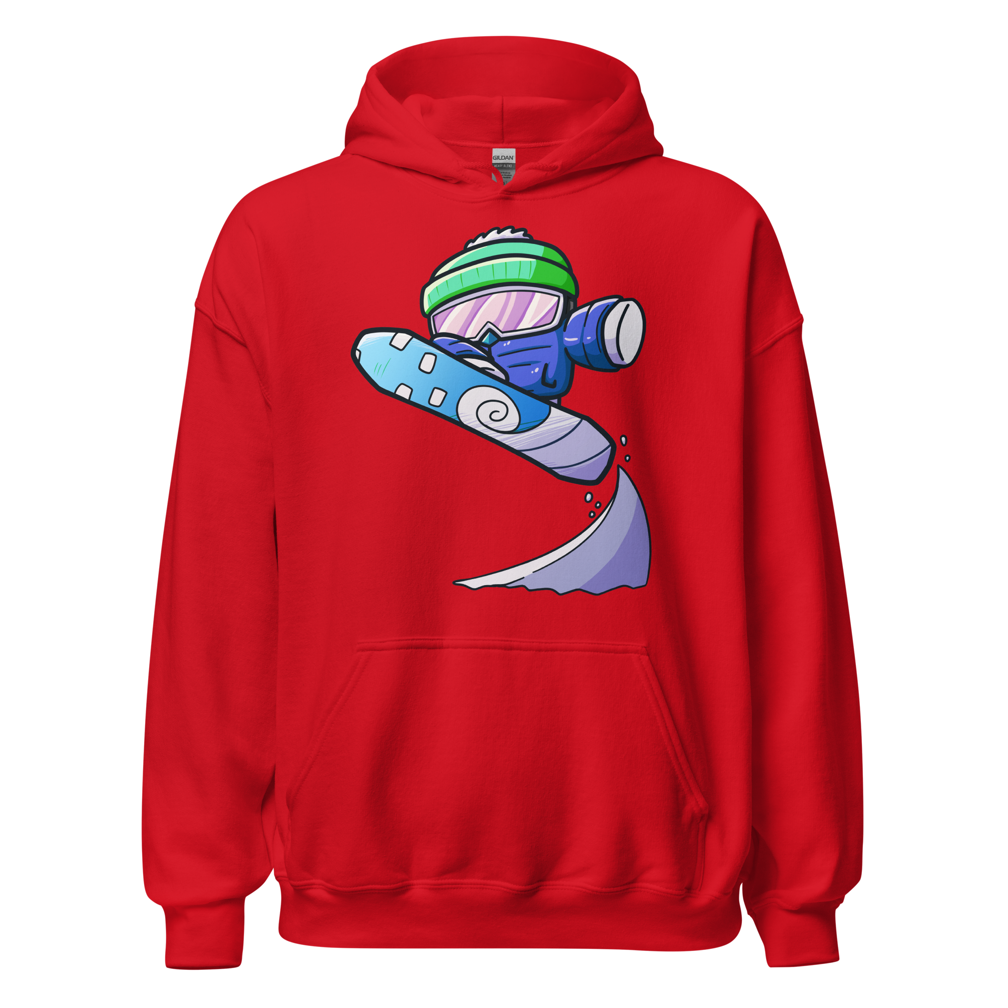 Snowboarding Pengmellow Hooodie - Unisex