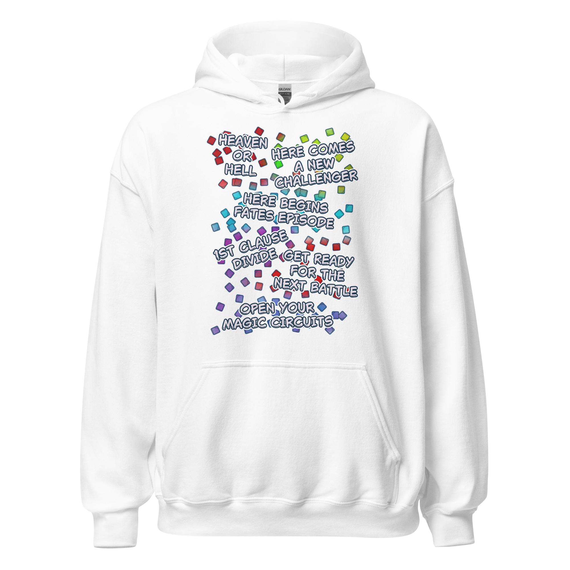 Fighting Intro Collage Hoodie - Unisex
