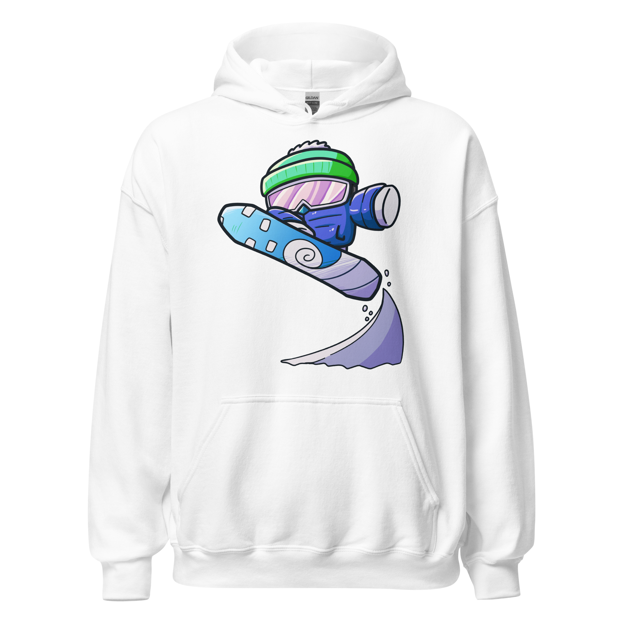 Snowboarding Pengmellow Hooodie - Unisex