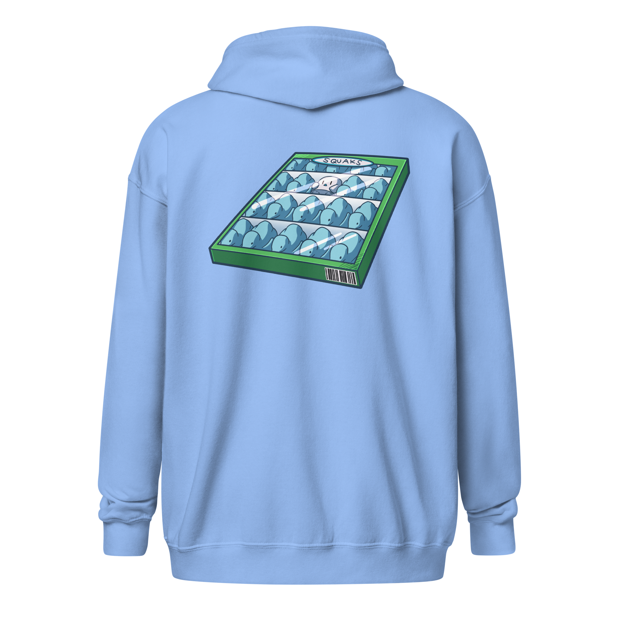 Squaks Zip-Up Hoodie- Unisex