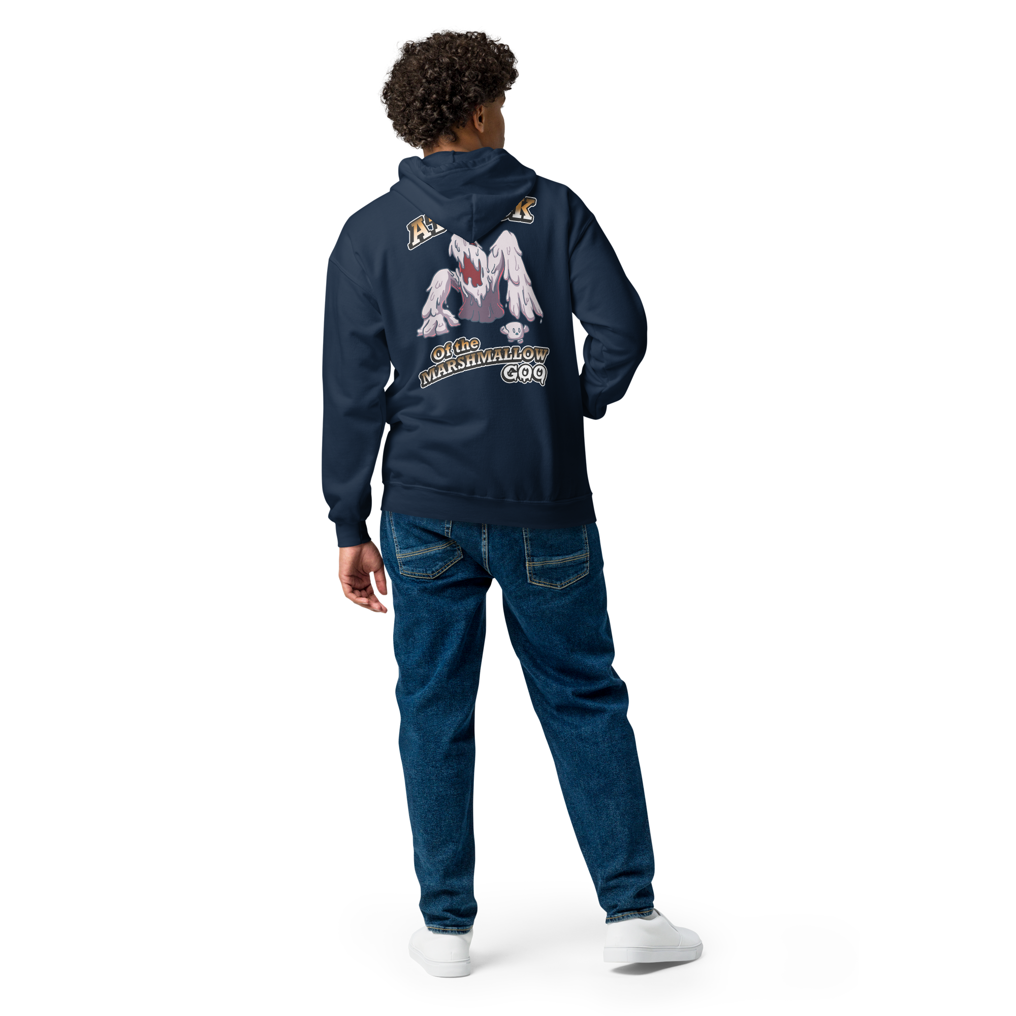 Attack Of The Marshmallow Goo! Zip-Up Hoodie - Unisex