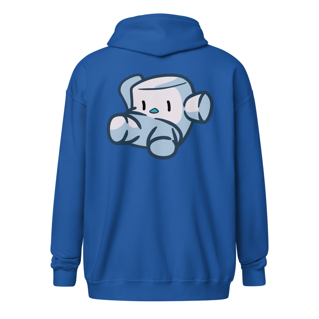 Pengmellow Falling Zip Up Hoodie - Unisex