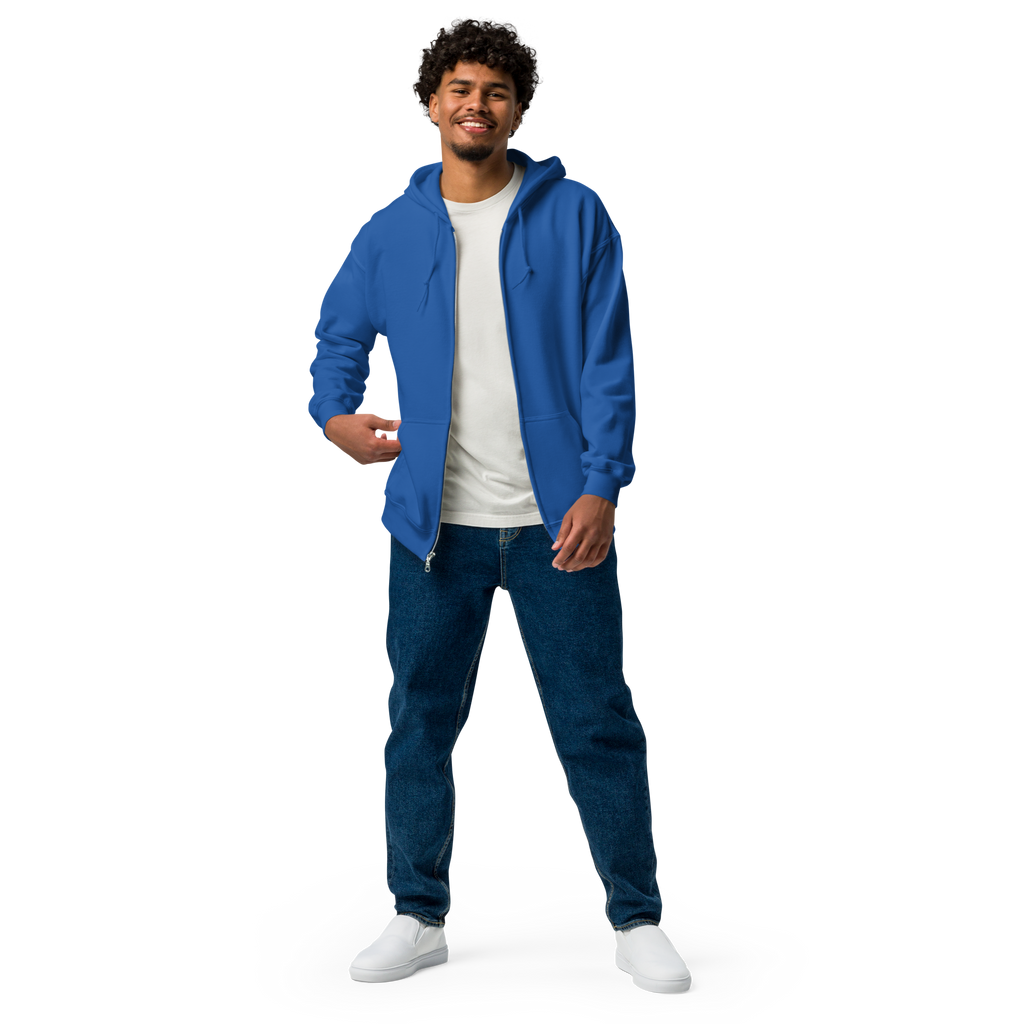 Squaks Zip-Up Hoodie- Unisex