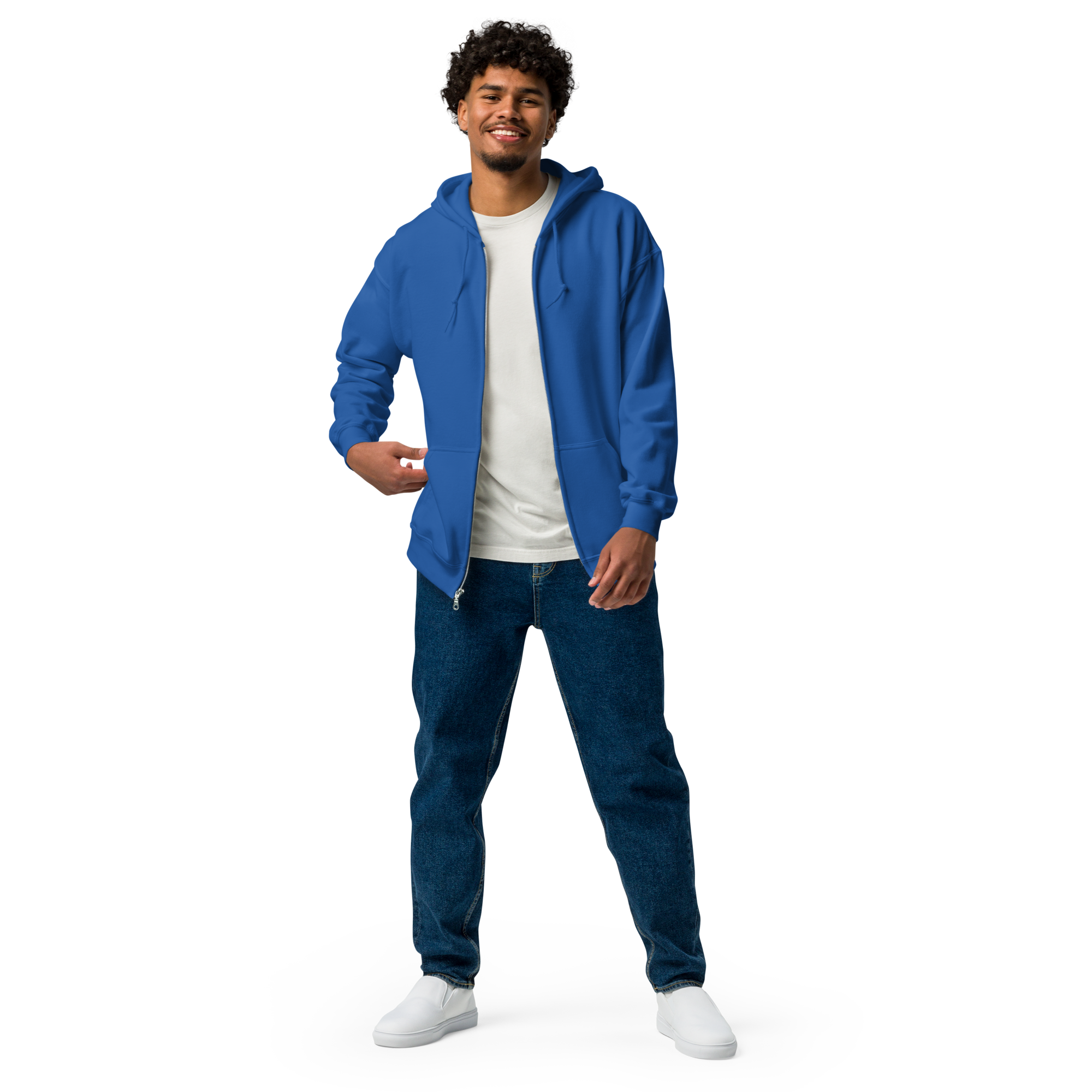 Squaks Zip-Up Hoodie- Unisex