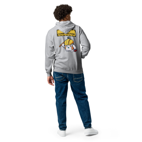 Construction Zip-Up Hoodie - Unisex