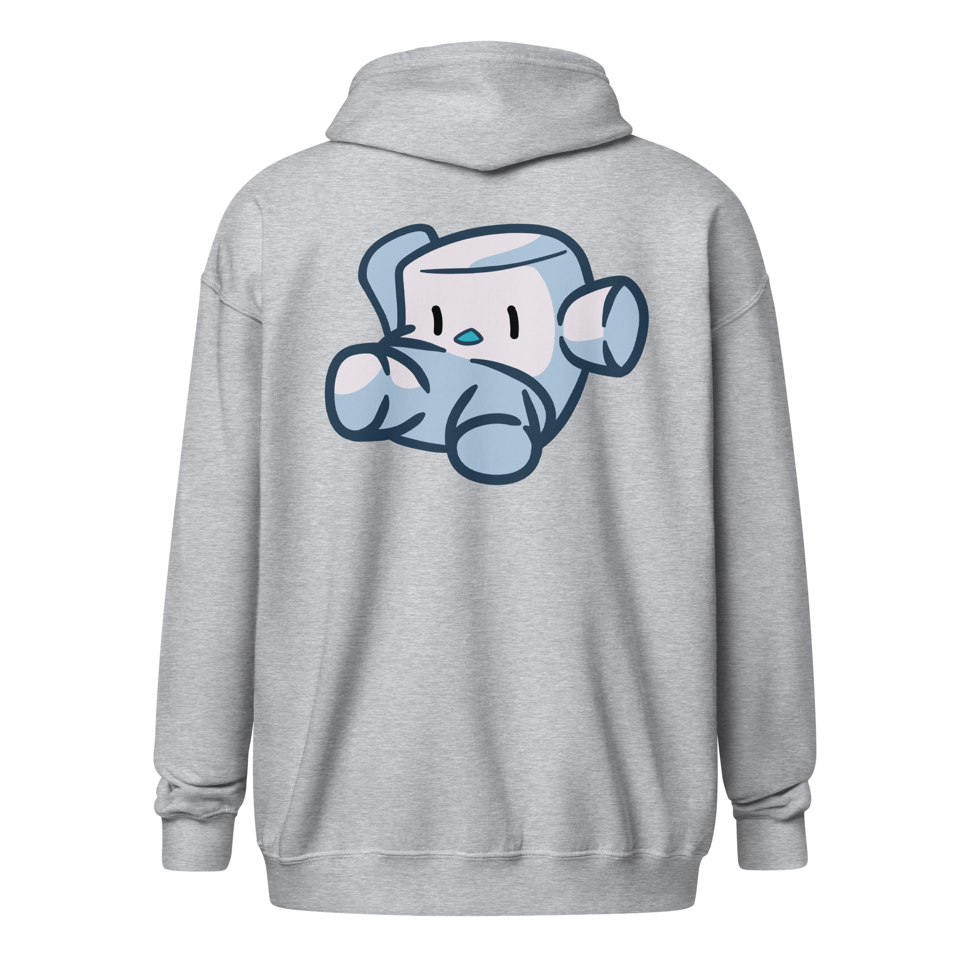 Pengmellow Falling Zip Up Hoodie - Unisex