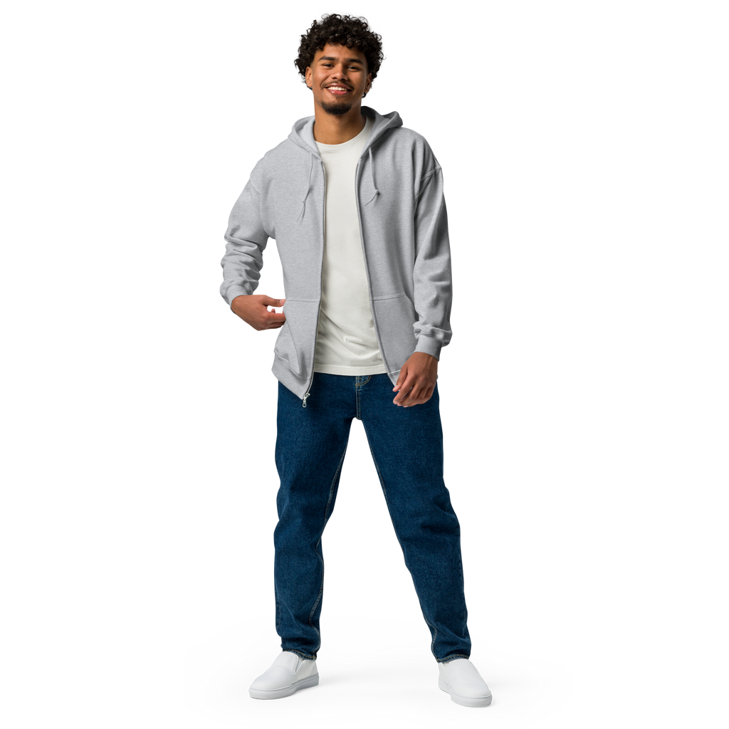 Construction Zip-Up Hoodie - Unisex