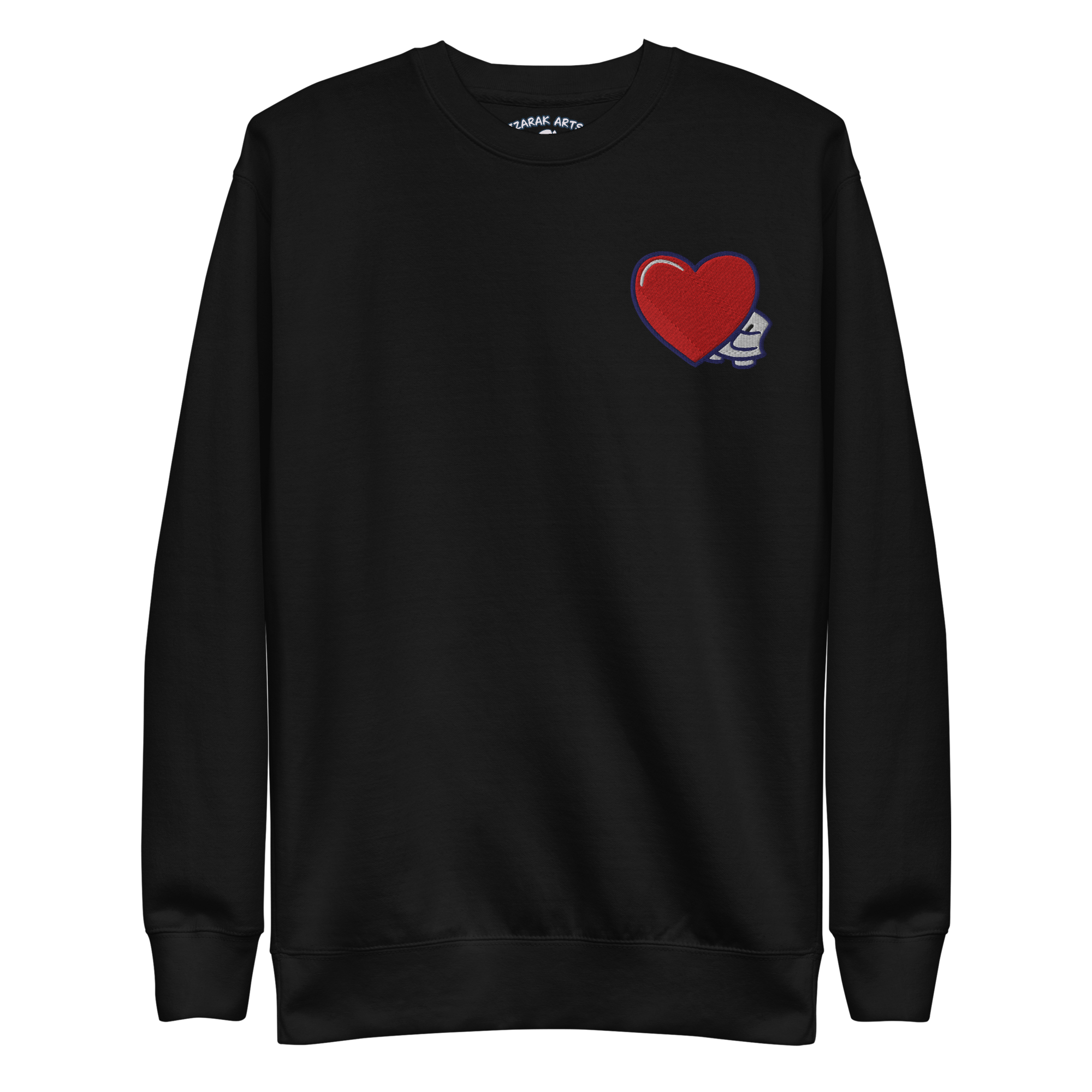 Pengmellow's Big Heart Embroidered Sweatshirt - Unisex
