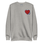 Pengmellow's Big Heart Embroidered Sweatshirt - Unisex