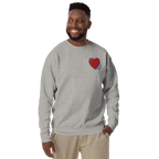 Pengmellow's Big Heart Embroidered Sweatshirt - Unisex