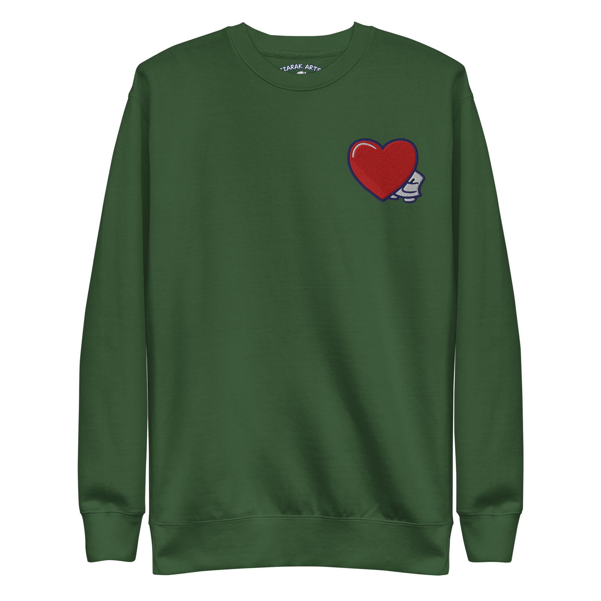 Pengmellow's Big Heart Embroidered Sweatshirt - Unisex