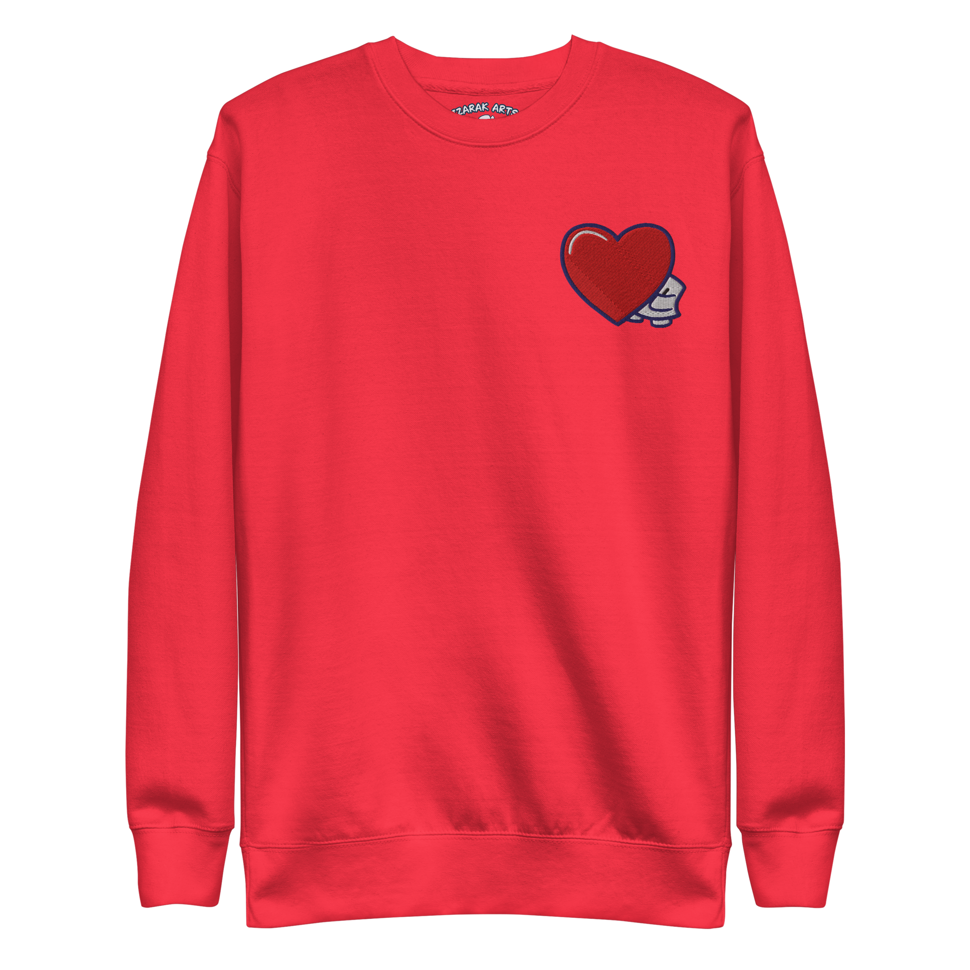 Pengmellow's Big Heart Embroidered Sweatshirt - Unisex